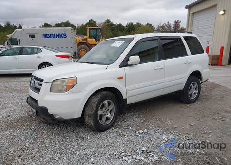 2007 Honda Pilot Ex-L z USA, uszkodzony, nr VIN 5FNYF28537B033017